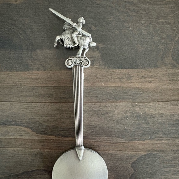 Vintage Excalibur Hotel Casino Las Vegas Souvenir Collector’s Spoon Pewter 1990s - Picture 6 of 8